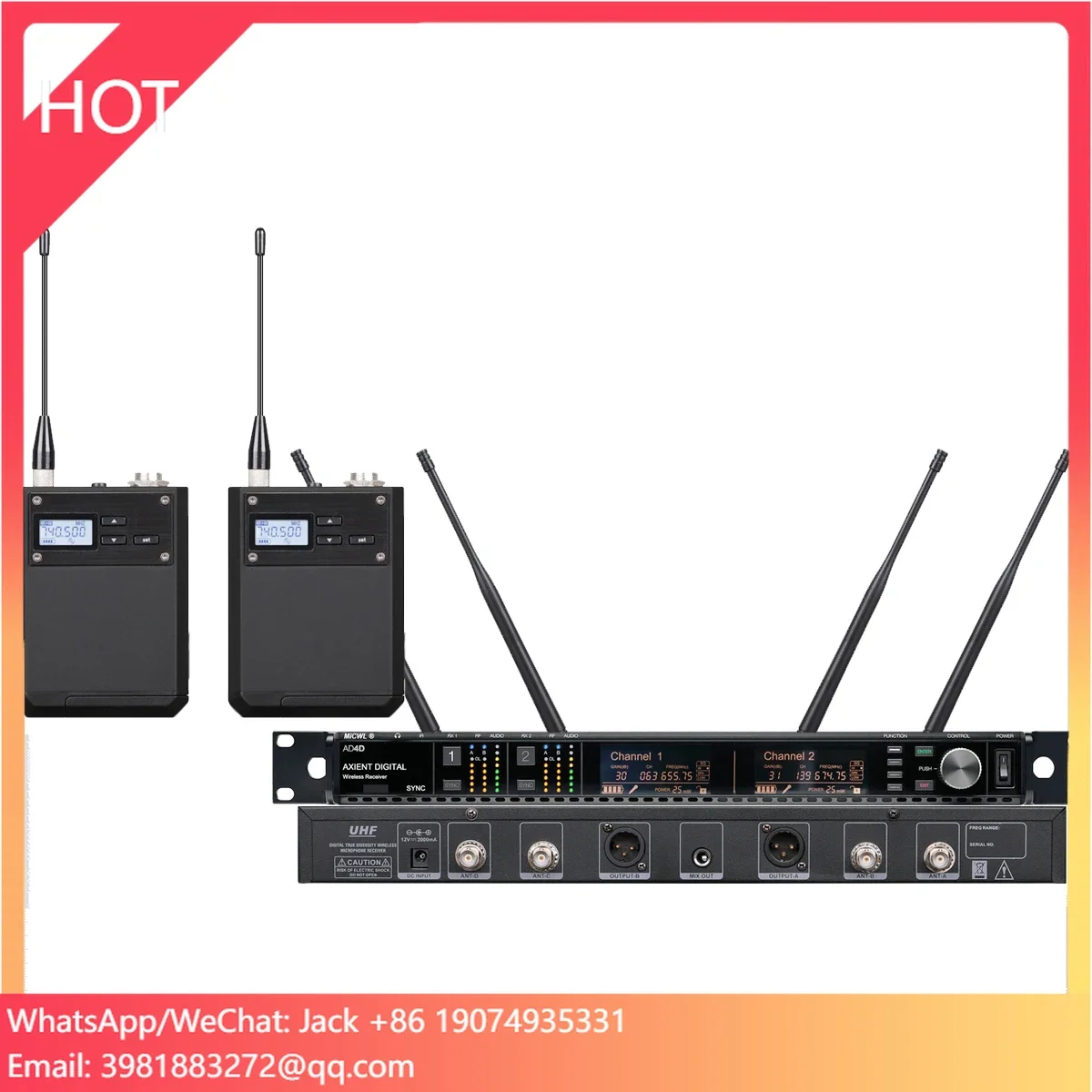 Professional WCM16 Black Cardi - đánh giá và giá Uhf Wireless Microphone System Dual Channel