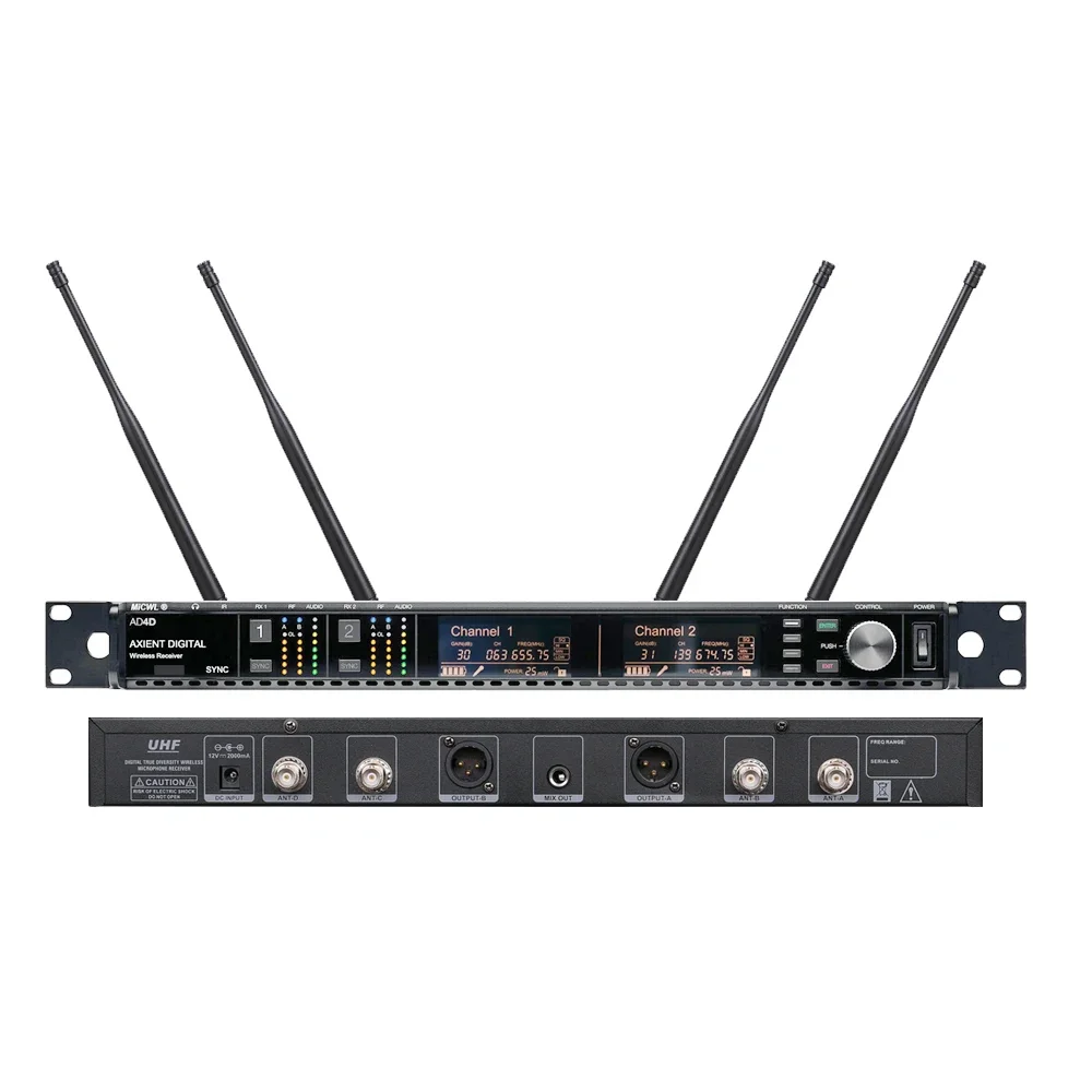 Professional WCM16 Black Cardi - đánh giá và giá Uhf Wireless Microphone System Dual Channel