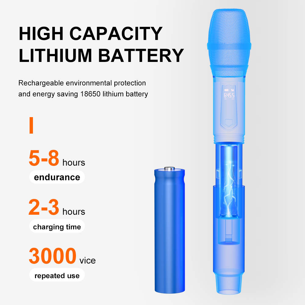Wireless Microphone G-MARK X22 - đánh giá và giá Rechargeable Wireless Mic Lithium Battery