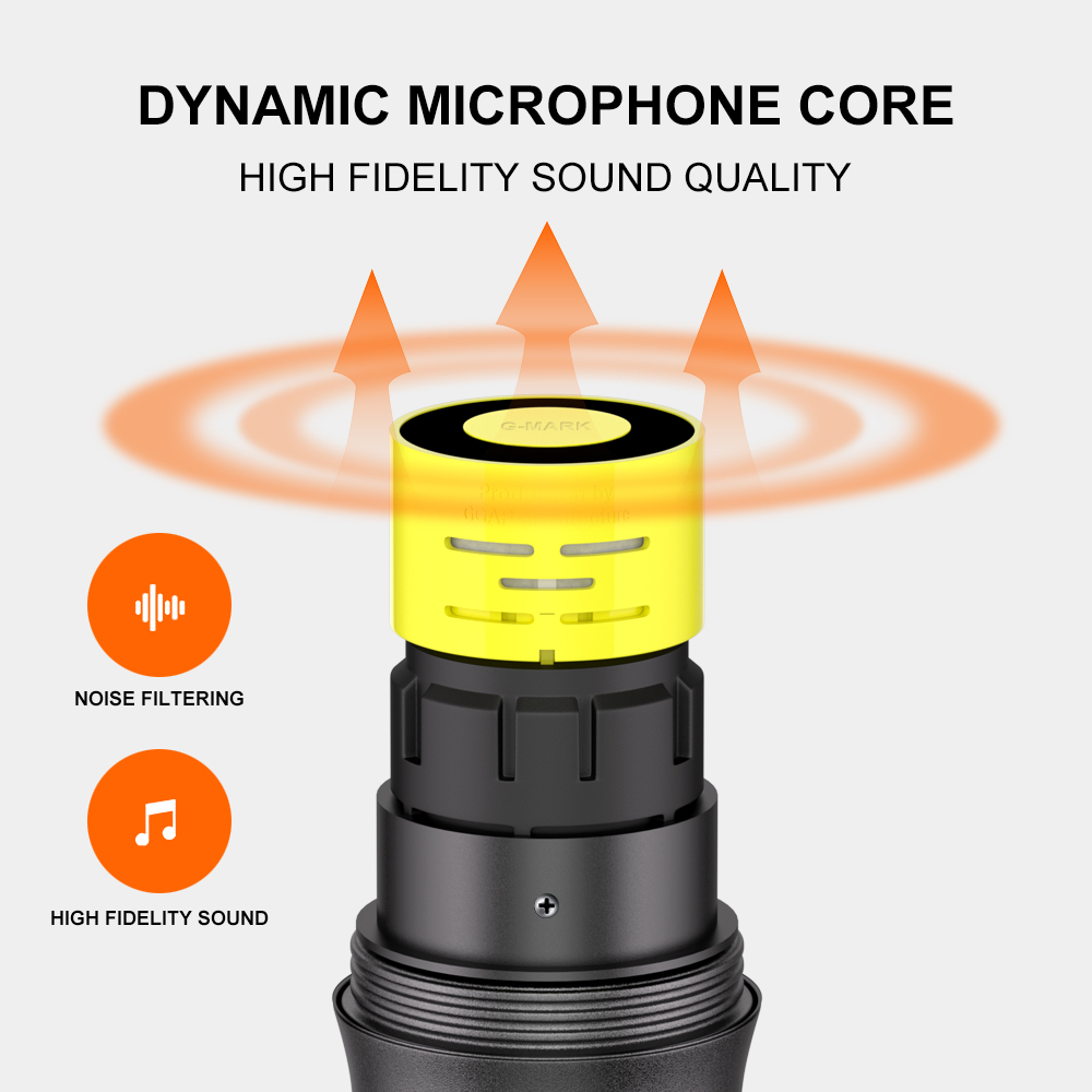 Wireless Microphone G-MARK X22 - đánh giá và giá Rechargeable Wireless Mic Lithium Battery