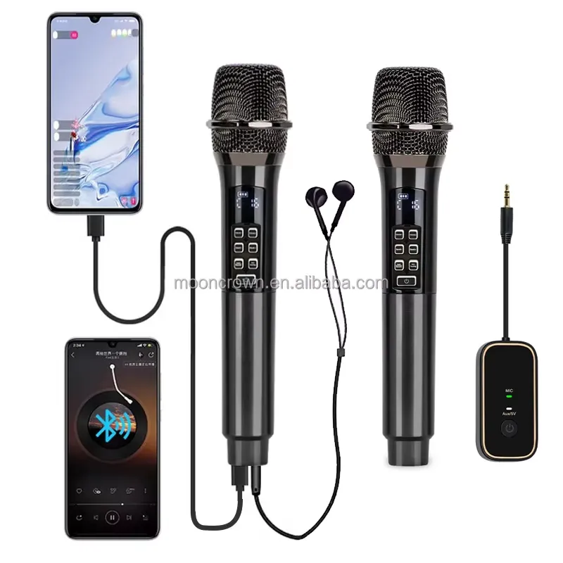 BOLRZO Sound card wireless dyn - đánh giá và giá Bluetooth Karaoke Microphone Handheld