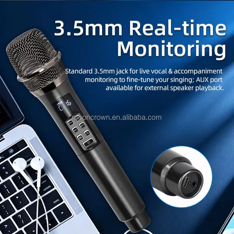 BOLRZO Sound card wireless dyn - đánh giá và giá Bluetooth Karaoke Microphone Handheld