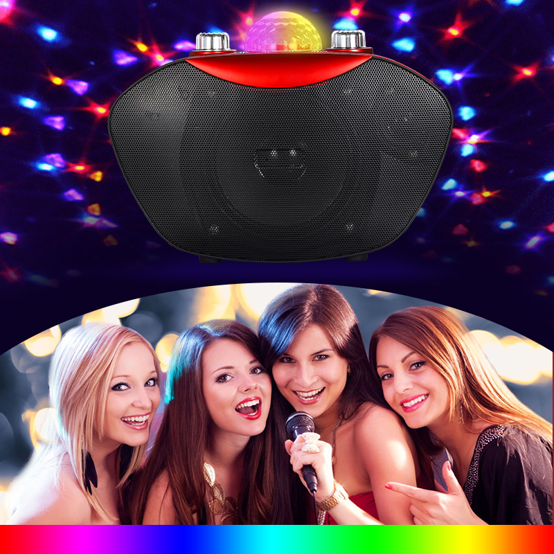 Mini Subwoofer Speaker Portabl - đánh giá và giá Bluetooth Karaoke Microphone Handheld