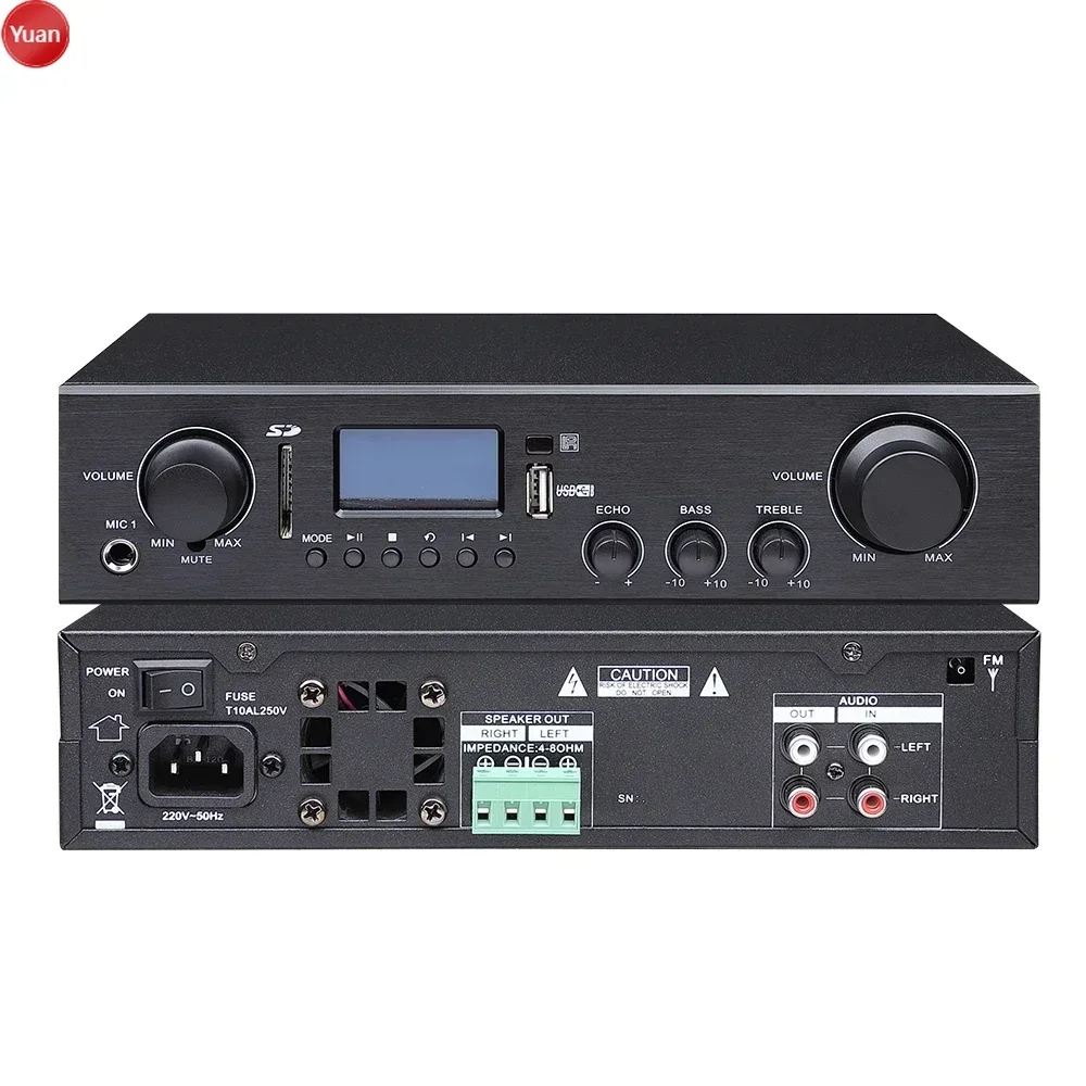 2*80W Blue-tooth USB MP3 Remot - đánh giá và giá Karaoke Amplifier Mixer Bluetooth