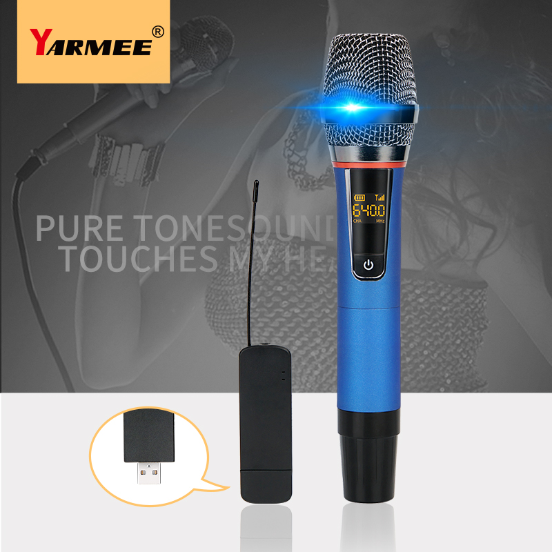 YARMEE Professional USB Wirele - đánh giá và giá Rechargeable Wireless Mic Lithium Battery