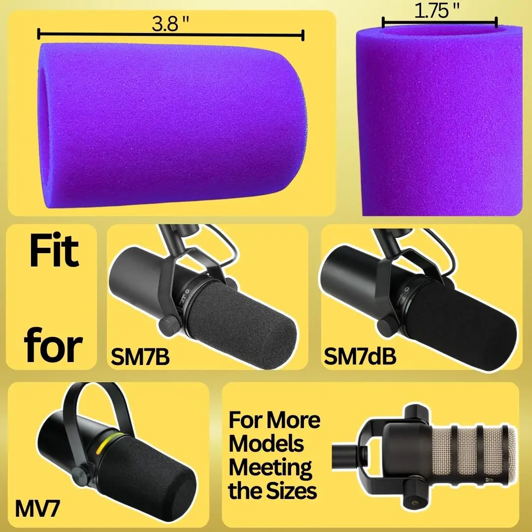 Mic SM7B Windscreen for Shure  - đánh giá và giá Microphone Pop Filter Foam Windscreen