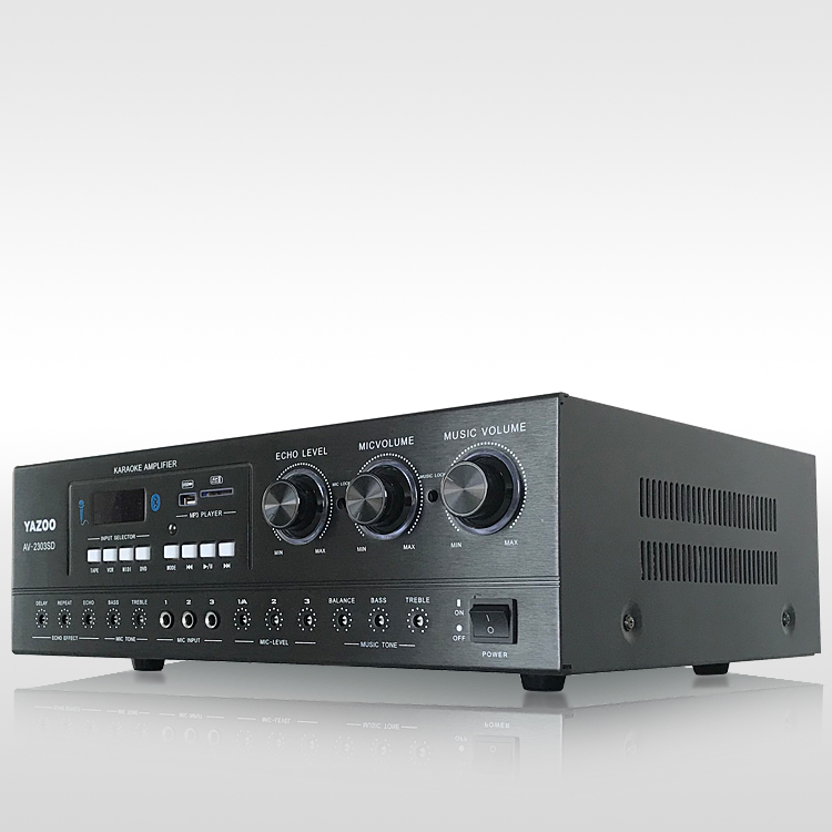 OEM AV-2303SD 150WX2 Karaoke M - đánh giá và giá Karaoke Amplifier Mixer Bluetooth