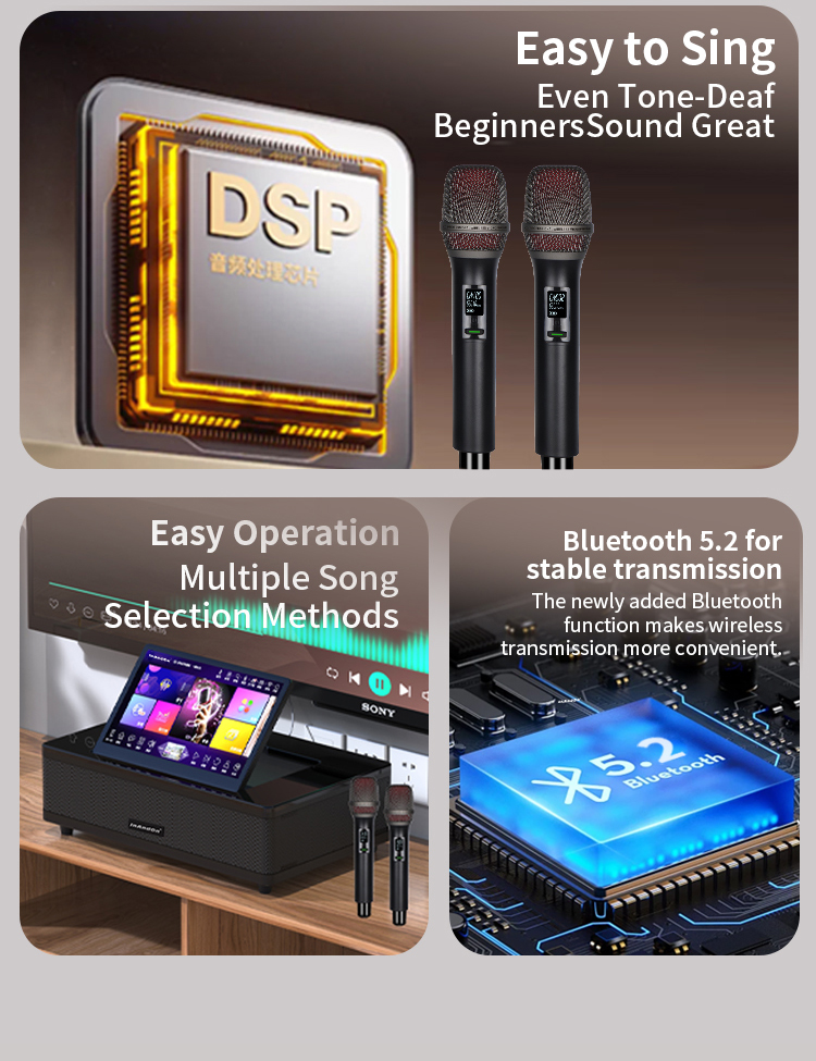 Touch Screen Karaoke Machine w - đánh giá và giá Karaoke Machine Portable With 2 Mic