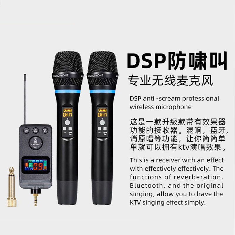 Universal with DSP anti-howlin - đánh giá và giá Bluetooth Karaoke Microphone Handheld