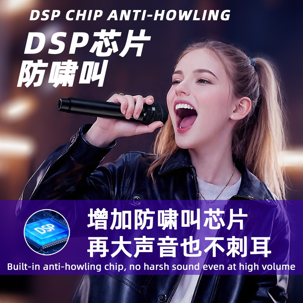 Universal with DSP anti-howlin - đánh giá và giá Bluetooth Karaoke Microphone Handheld