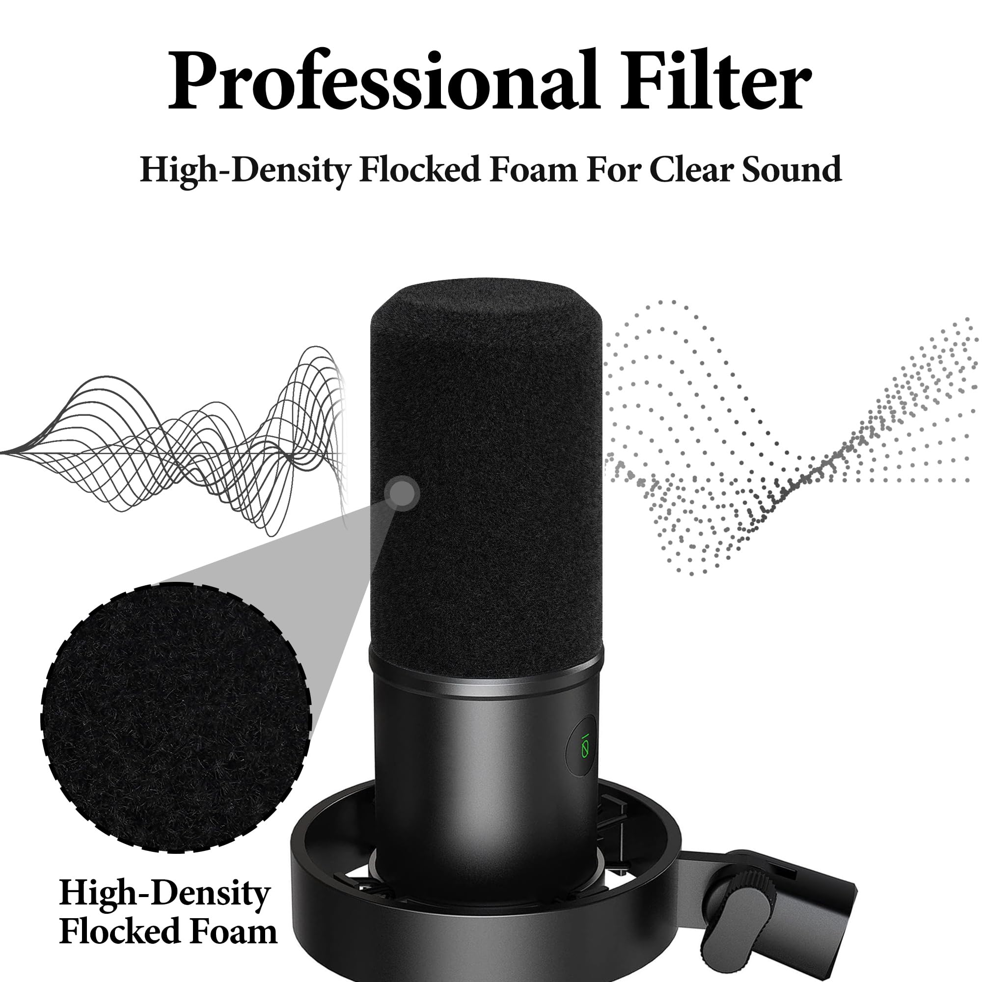 Microphone Pop Filter for FIFI - đánh giá và giá Microphone Pop Filter Foam Windscreen