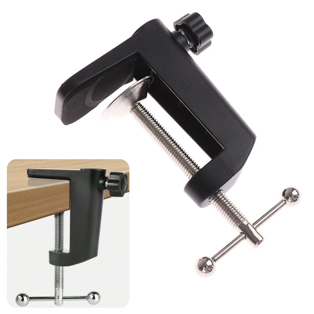 C-Shaped Clip Desk Table Mount - đánh giá và giá Microphone Shock Mount Universal