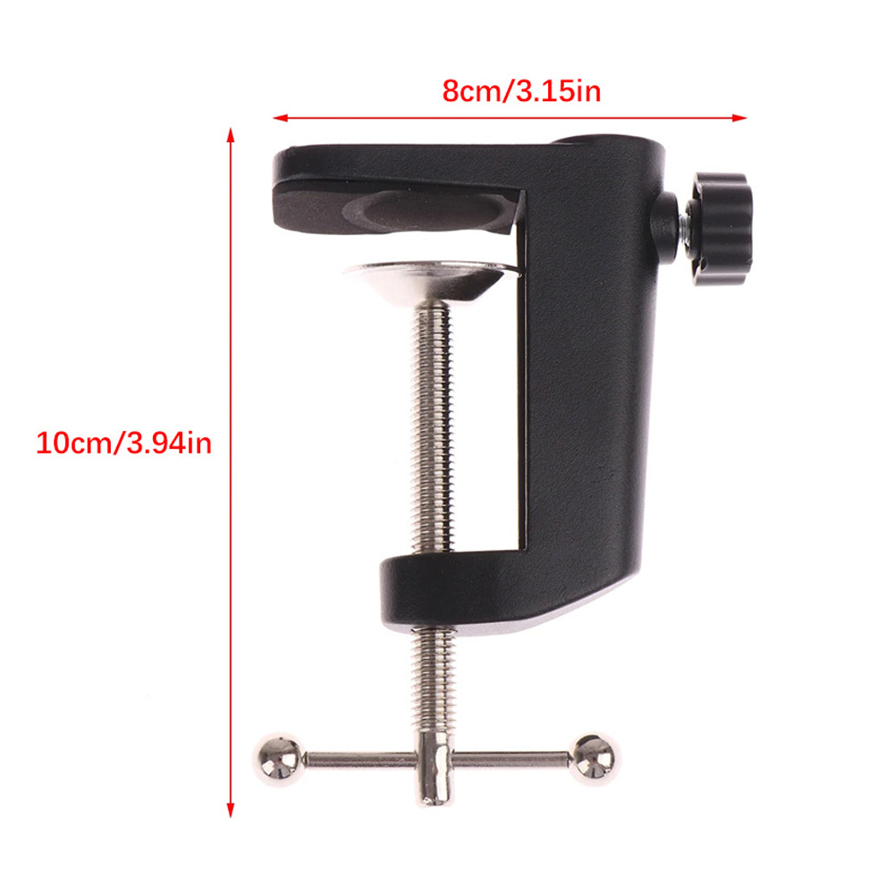 C-Shaped Clip Desk Table Mount - đánh giá và giá Microphone Shock Mount Universal