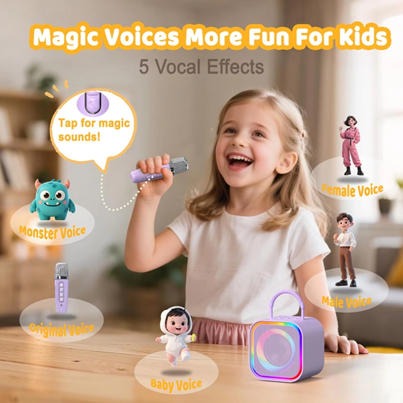 LZQLY Mini Karaoke Machine for - đánh giá và giá Karaoke Machine Portable With 2 Mic