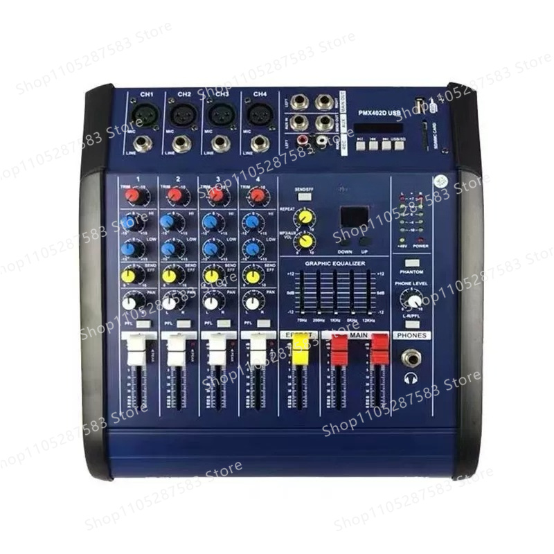 Mixer with power amplifier USB - đánh giá và giá Karaoke Amplifier Mixer Bluetooth
