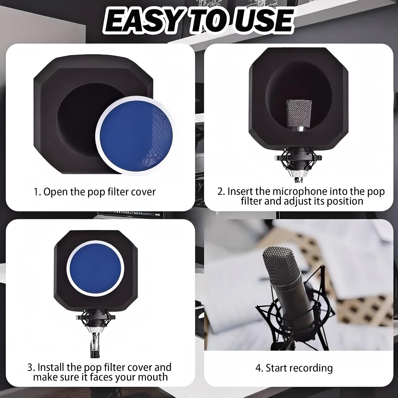 KTES Portable Microphone Isola - đánh giá và giá Microphone Pop Filter Foam Windscreen