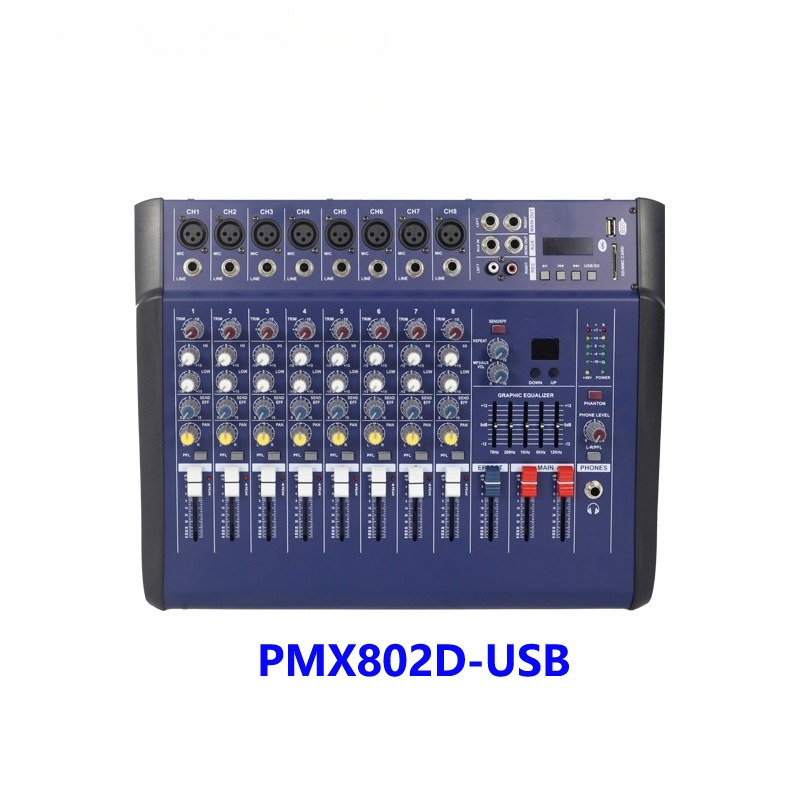 4-12 Channels Powered Mixer Am - đánh giá và giá Karaoke Amplifier Mixer Bluetooth