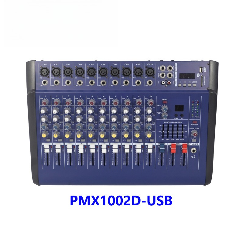 4-12 Channels Powered Mixer Am - đánh giá và giá Karaoke Amplifier Mixer Bluetooth