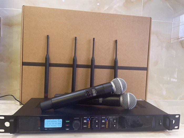635-668nhz ULXD4D True Diversi - đánh giá và giá Uhf Wireless Microphone System Dual Channel