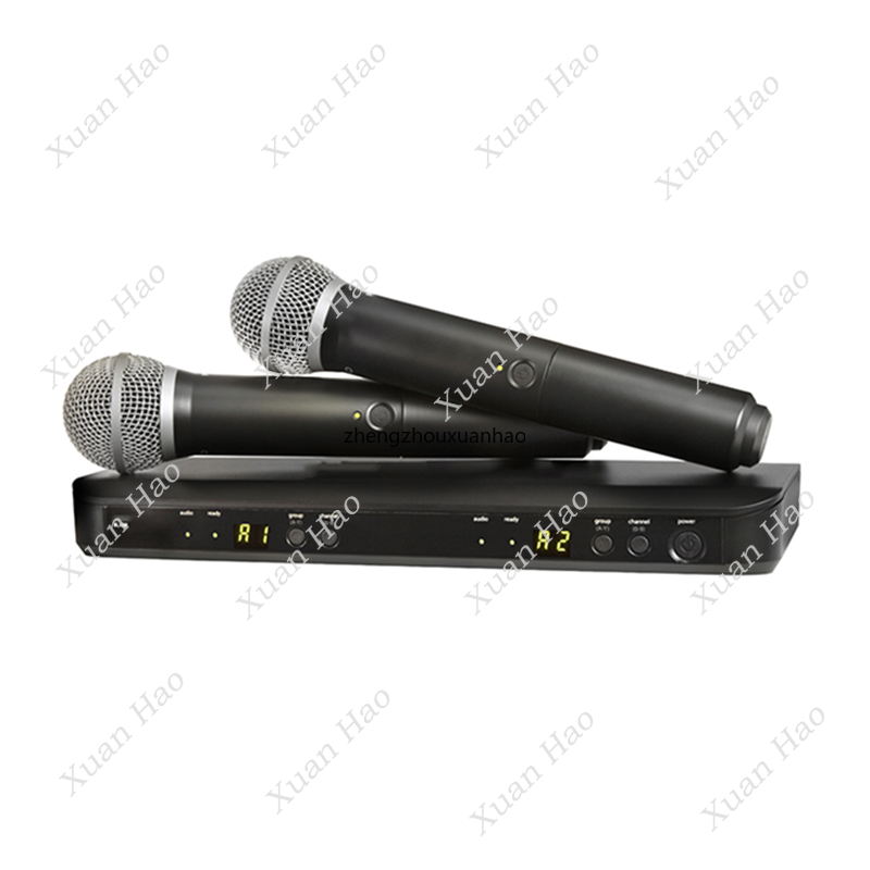 Professional BLX8 UHF Dual Cha - đánh giá và giá Uhf Wireless Microphone System Dual Channel