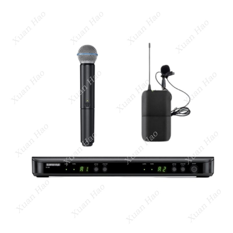 Professional BLX8 UHF Dual Cha - đánh giá và giá Uhf Wireless Microphone System Dual Channel