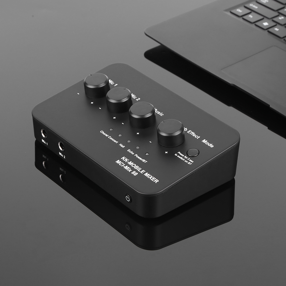 Karaoke Audio Mixer AUX IN/OUT - đánh giá và giá Karaoke Amplifier Mixer Bluetooth
