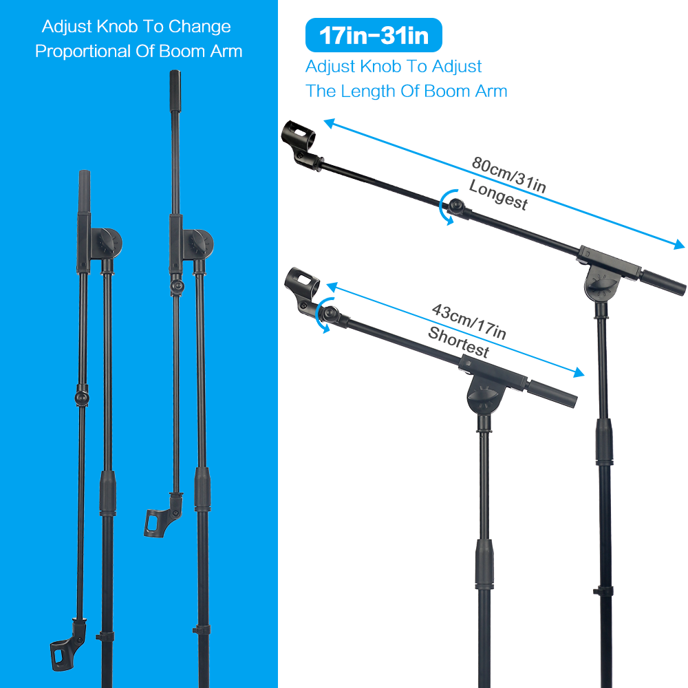 Microphone Stand Foldable Heav - đánh giá và giá Microphone Stand Boom Arm Floor