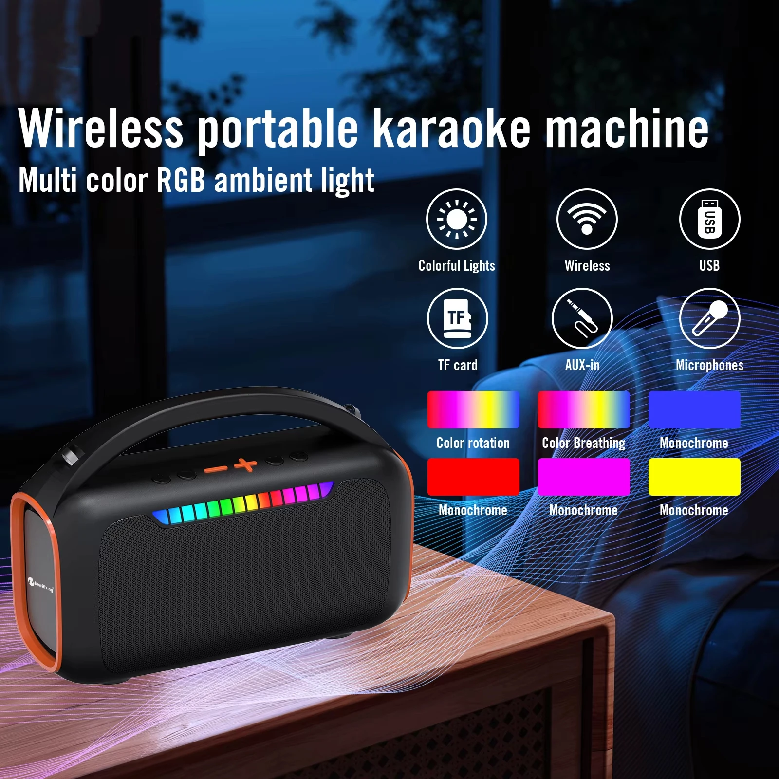 Karaoke Machine Sound with 2 M - đánh giá và giá Karaoke Machine Portable With 2 Mic
