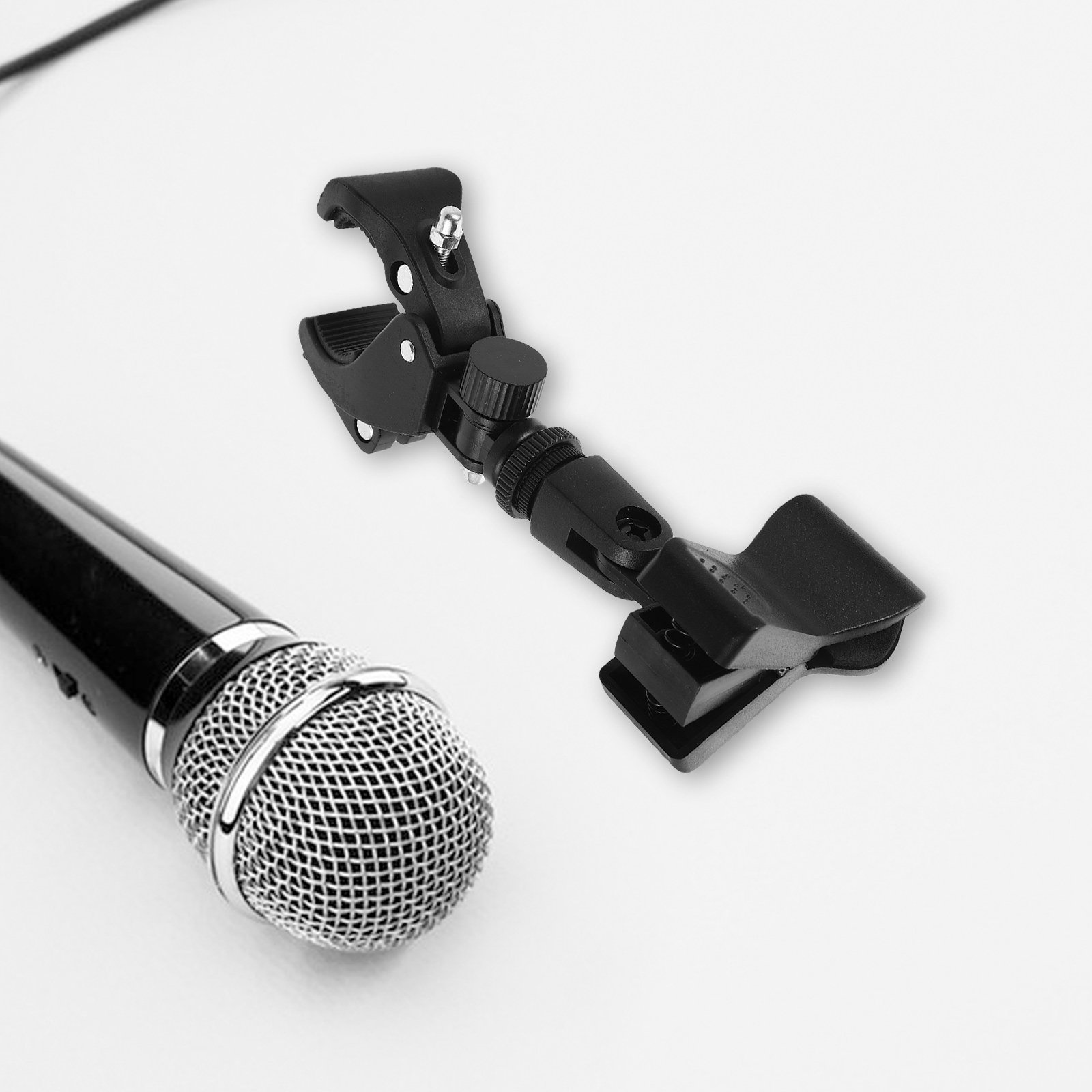 2Pcs Plastic Mic Stand Holder  - đánh giá và giá Microphone Shock Mount Universal
