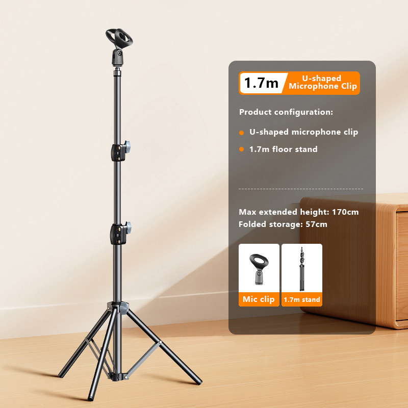 1.7M Adjustable Microphone Flo - đánh giá và giá Microphone Stand Boom Arm Floor