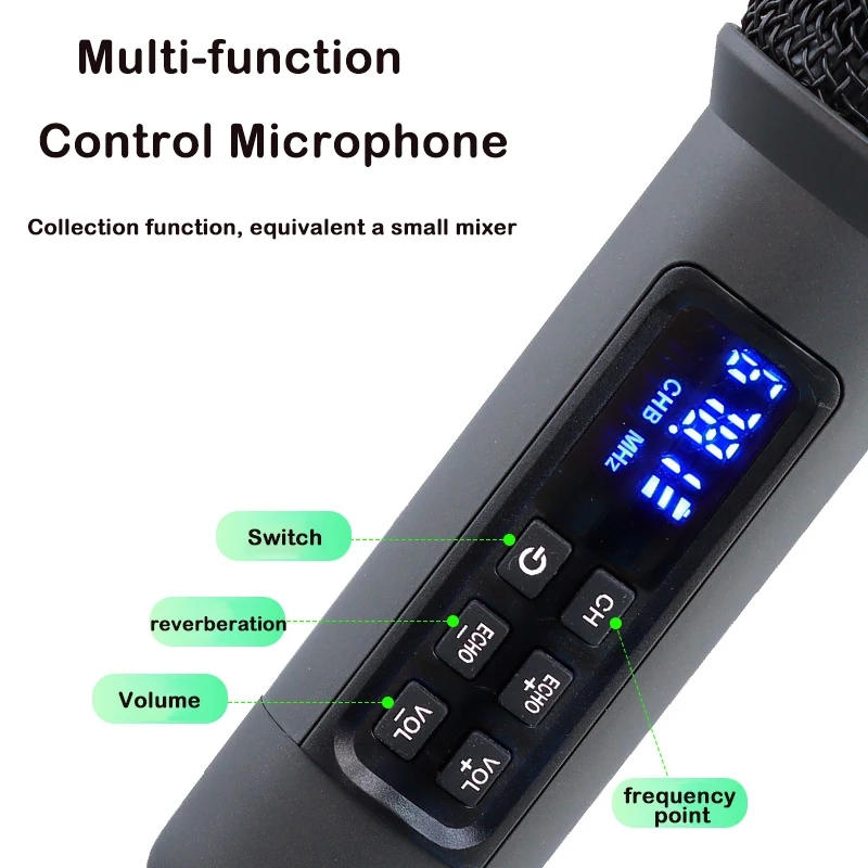 UHF Wireless Handheld Dynamic  - đánh giá và giá Bluetooth Karaoke Microphone Handheld