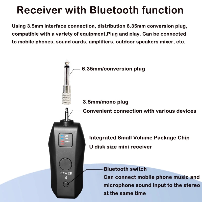 UHF Wireless Handheld Dynamic  - đánh giá và giá Bluetooth Karaoke Microphone Handheld