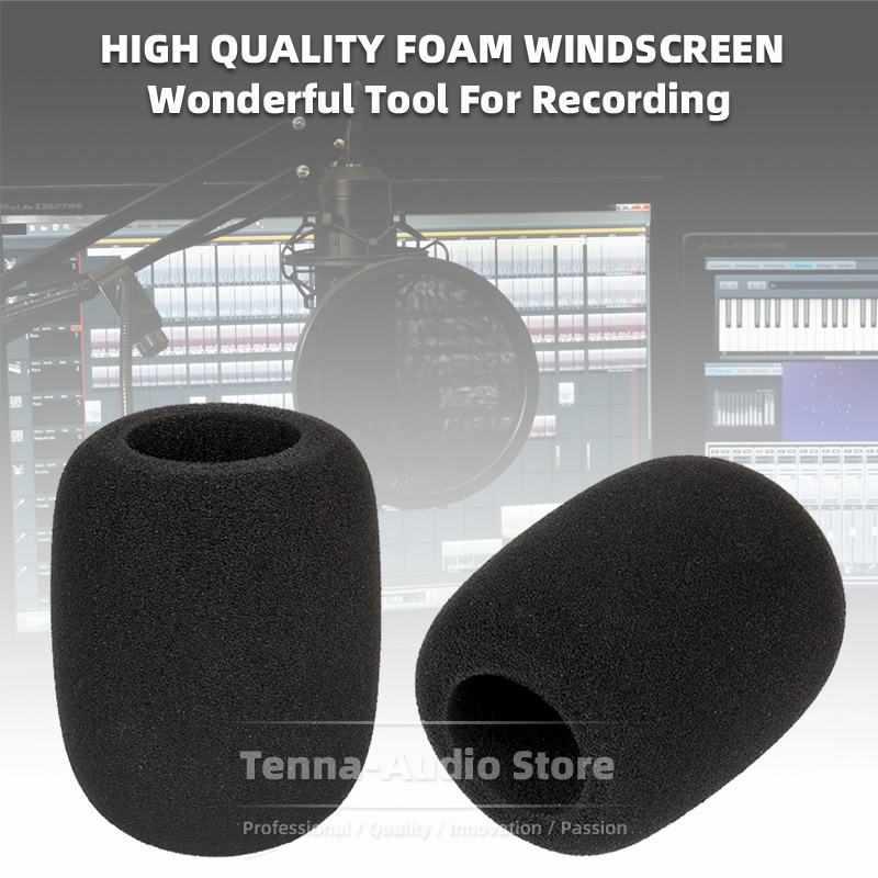 2 Chiếc Chống Màng Lọc Âm Micr - đánh giá và giá Microphone Pop Filter Foam Windscreen