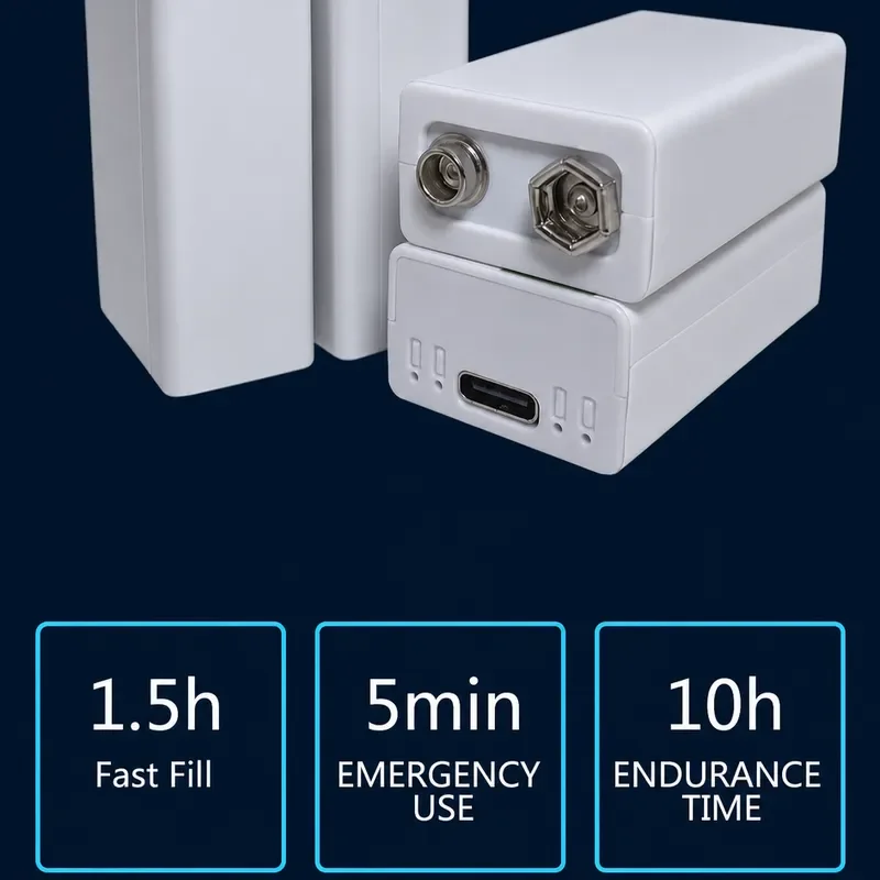 9V 5500mAh Lithium Ion Recharg - đánh giá và giá Rechargeable Wireless Mic Lithium Battery