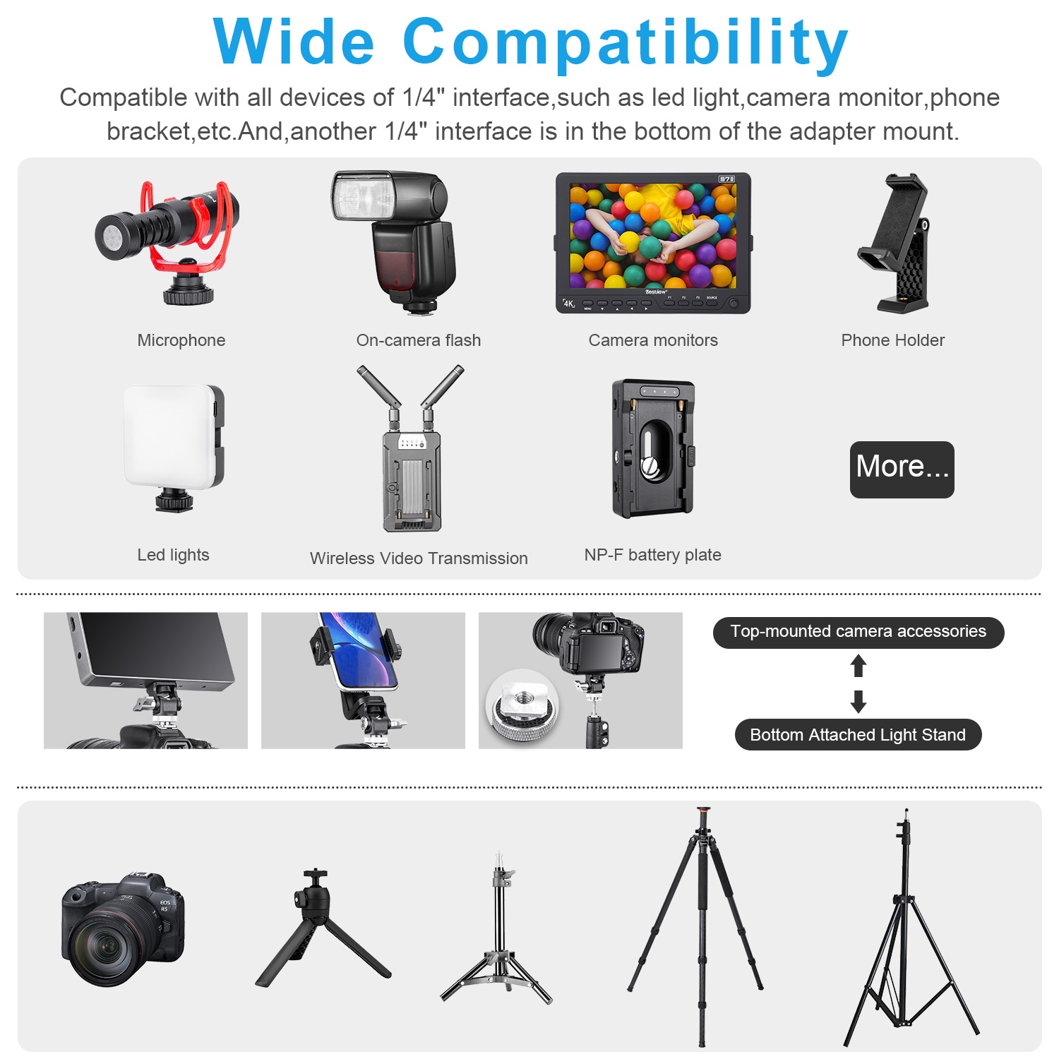 FOMITO Mini Monitor Mount Came - đánh giá và giá Microphone Shock Mount Universal