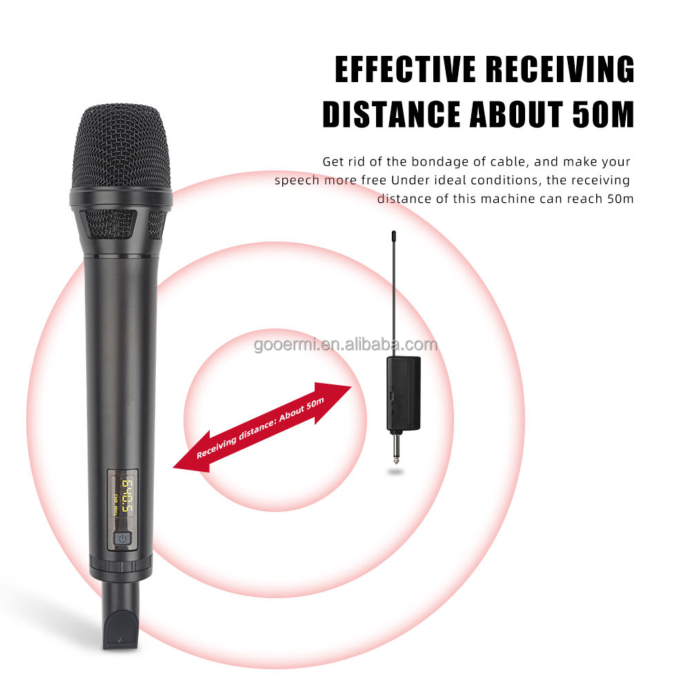 UHF Portable Wireless Micropho - đánh giá và giá Uhf Wireless Microphone System Dual Channel