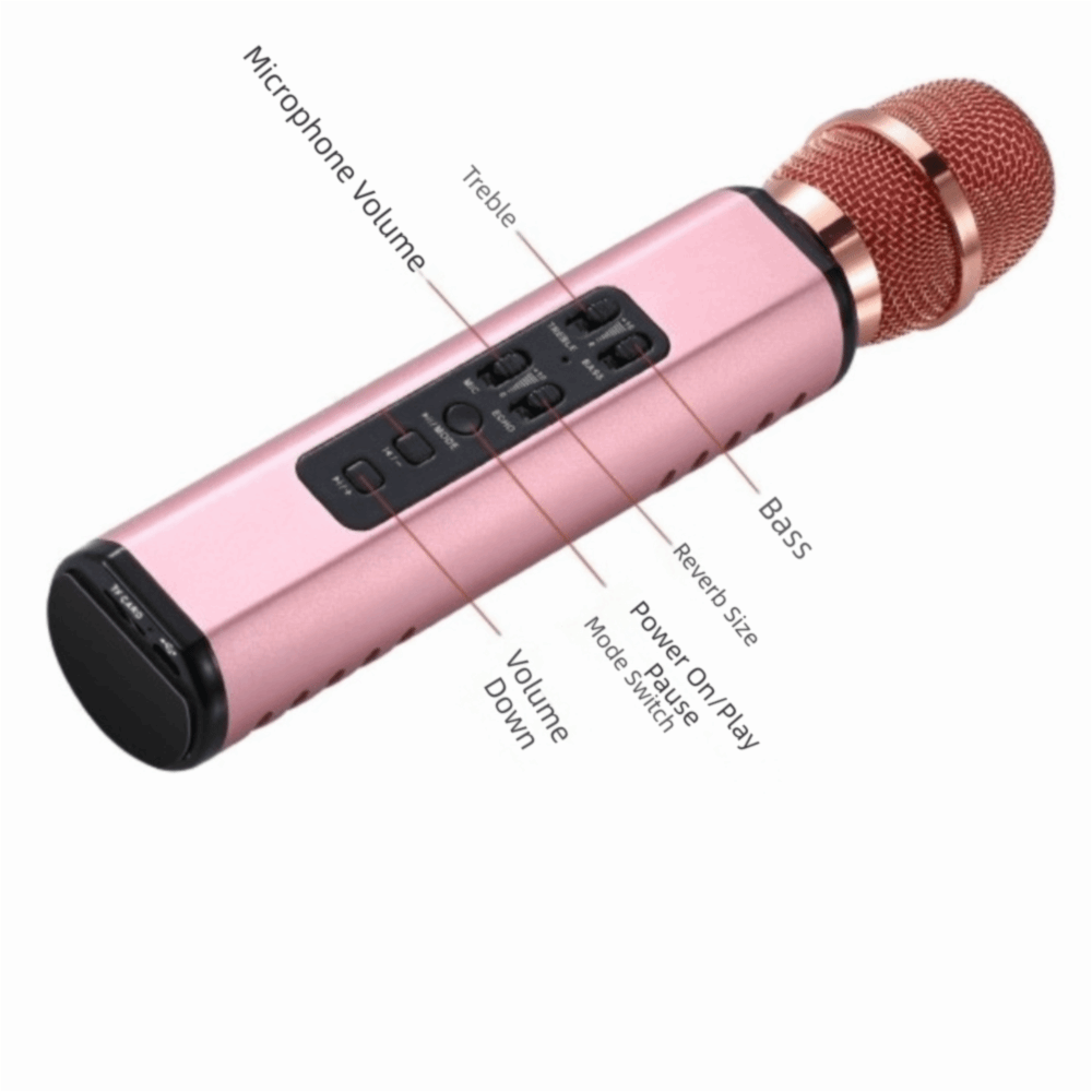 Portable Karaoke Microphone Pr - đánh giá và giá Bluetooth Karaoke Microphone Handheld