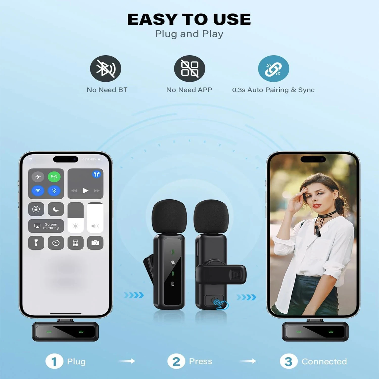 Lavalier Wireless Microphone 8 - đánh giá và giá Rechargeable Wireless Mic Lithium Battery
